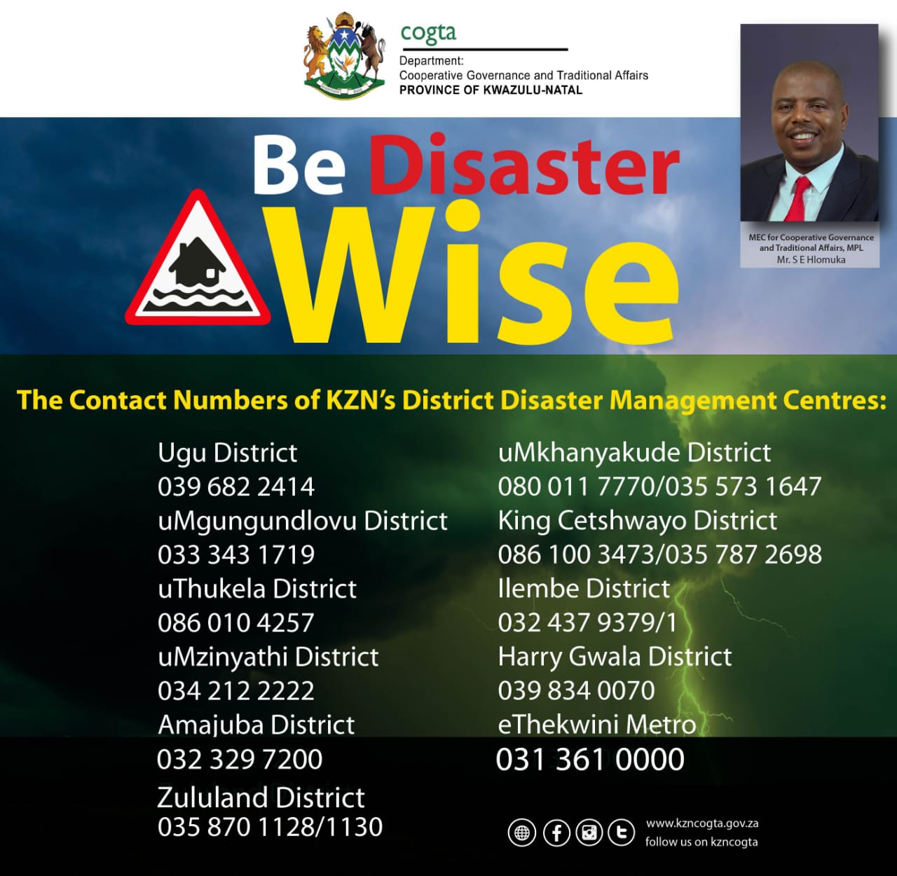DISASTER MANAGEMENT CENTRES CONTACT DETAILS