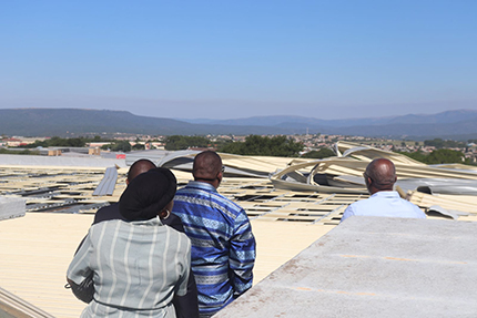 KZN COGTA MEC INSPECTS STORM-DAMAGED ULUNDI OFFICES, EXPRESSES CONCERN OVER REPAIR DELAYS